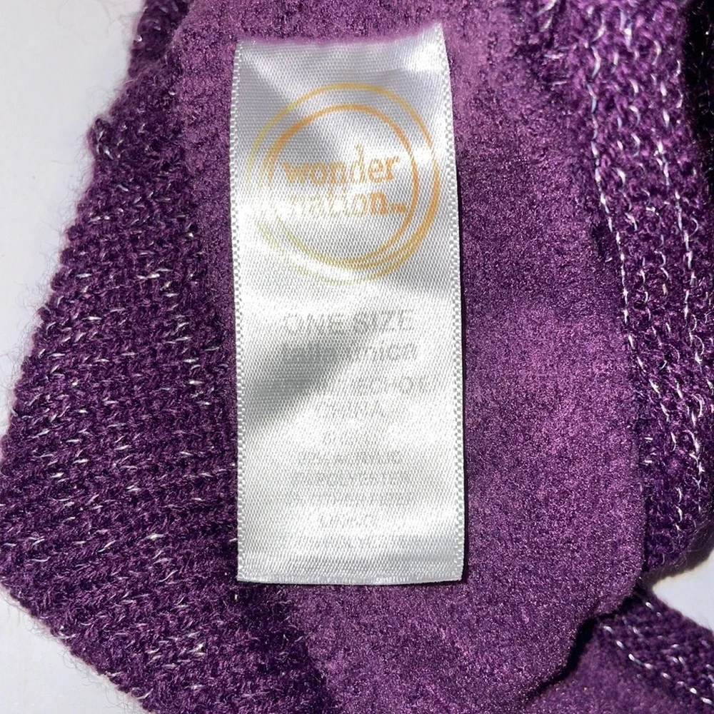 Children’s knitted crown ear warmer